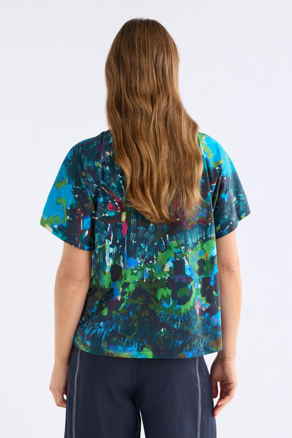 Haki Short Sleeve T-Shirt Tops - ELK | LANDSKAP NIGHT