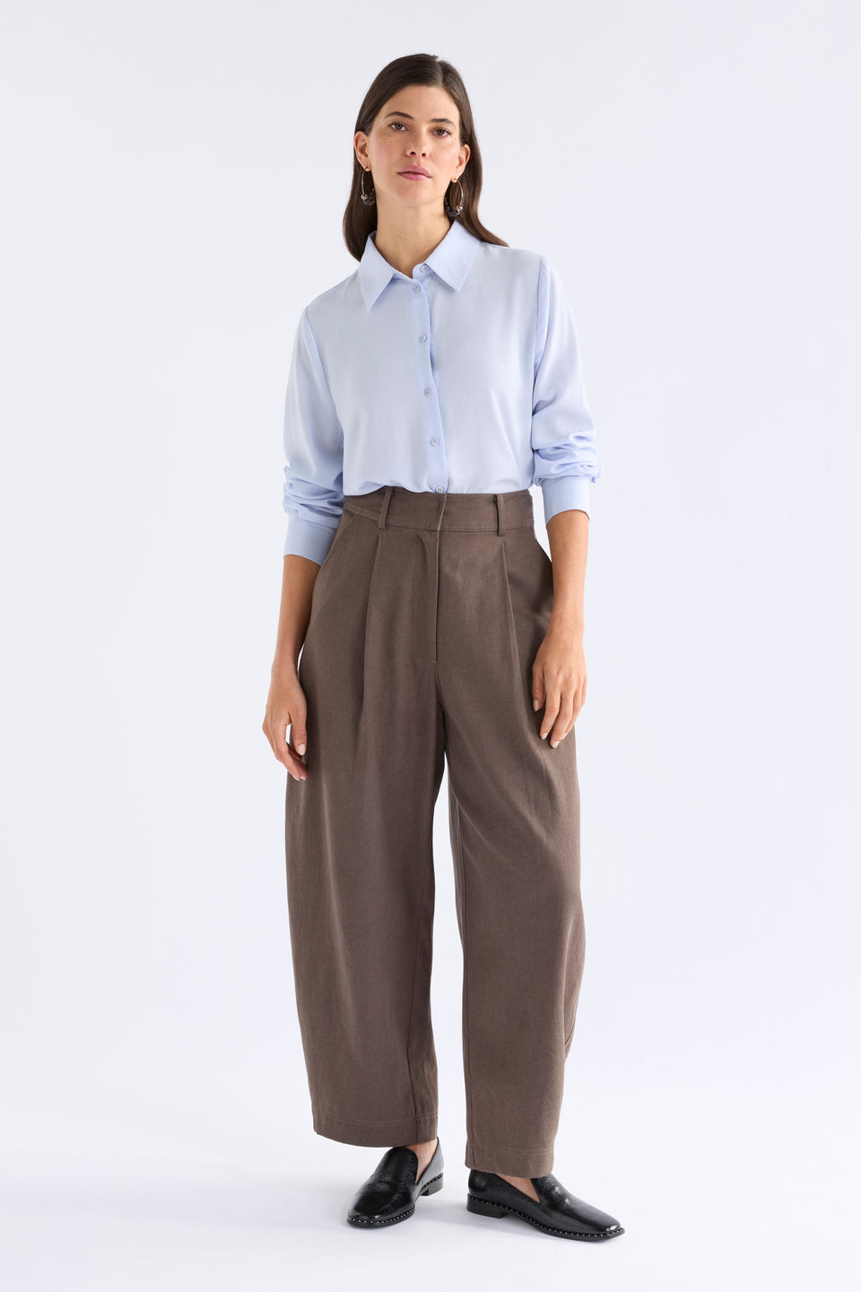 Tettu Shirt Pale Blue Tops - ELK | PALE BLUE