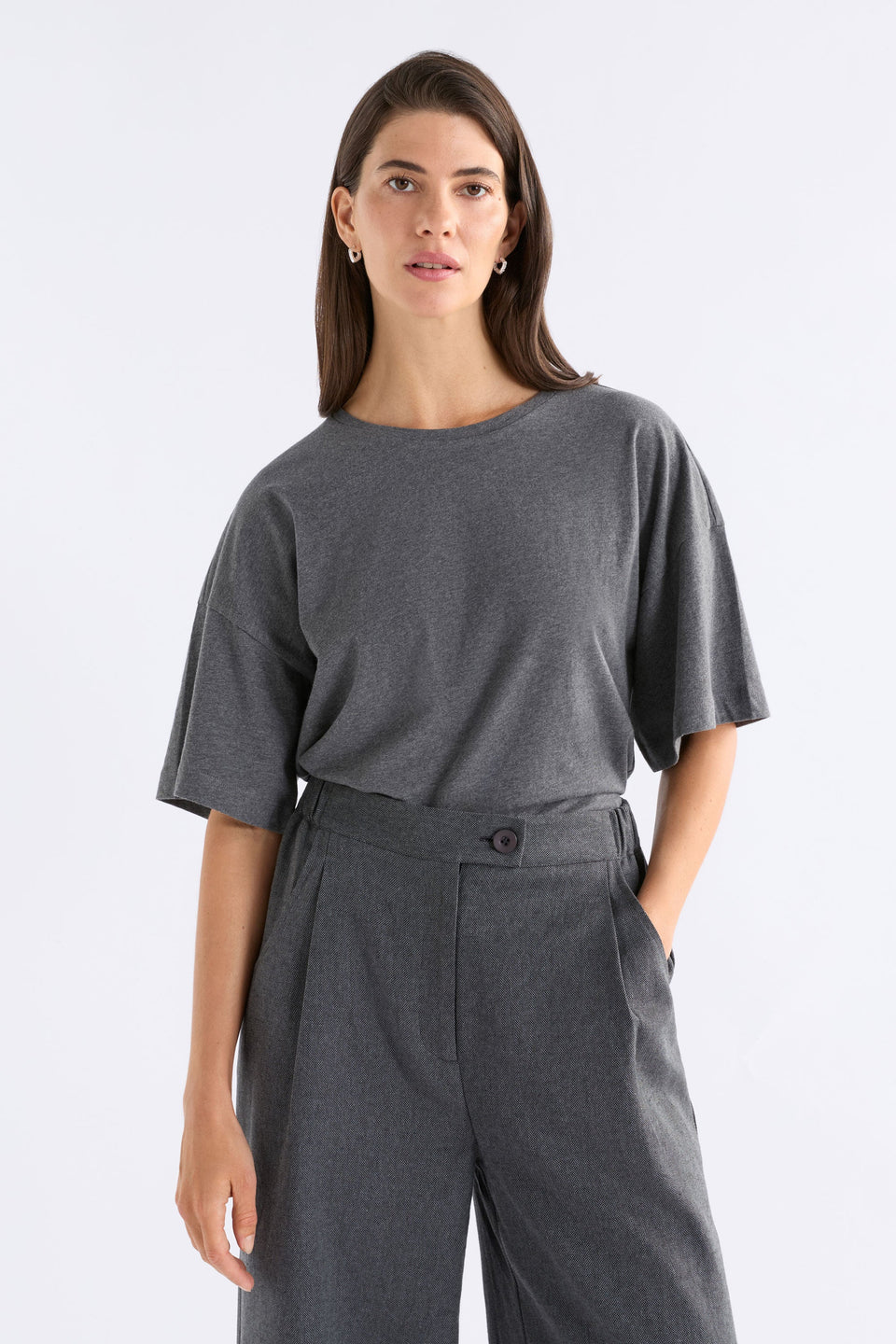 Kovaa Tee Tops - ELK AU | CHARCOAL MARLE