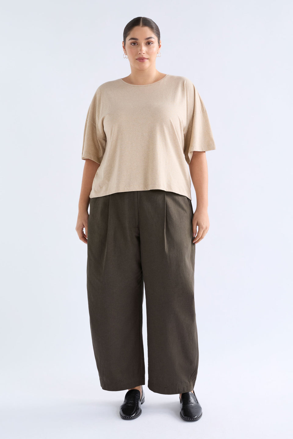 Kovaa Tee Tops - ELK AU | OATMEAL MARLE