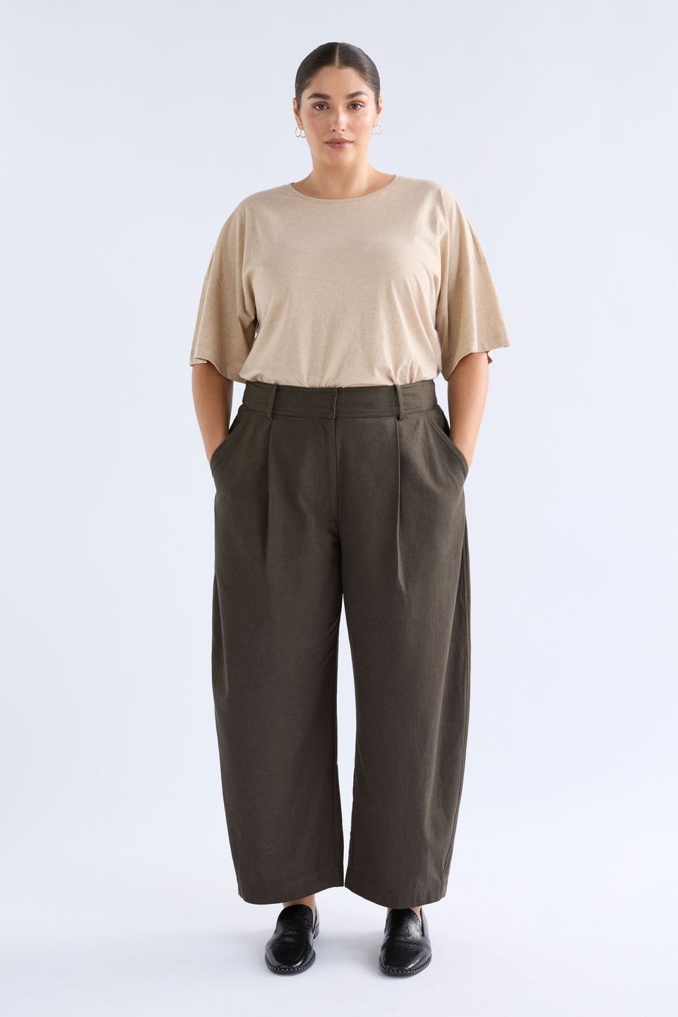 Kovaa Tee Tops - ELK AU | OATMEAL MARLE