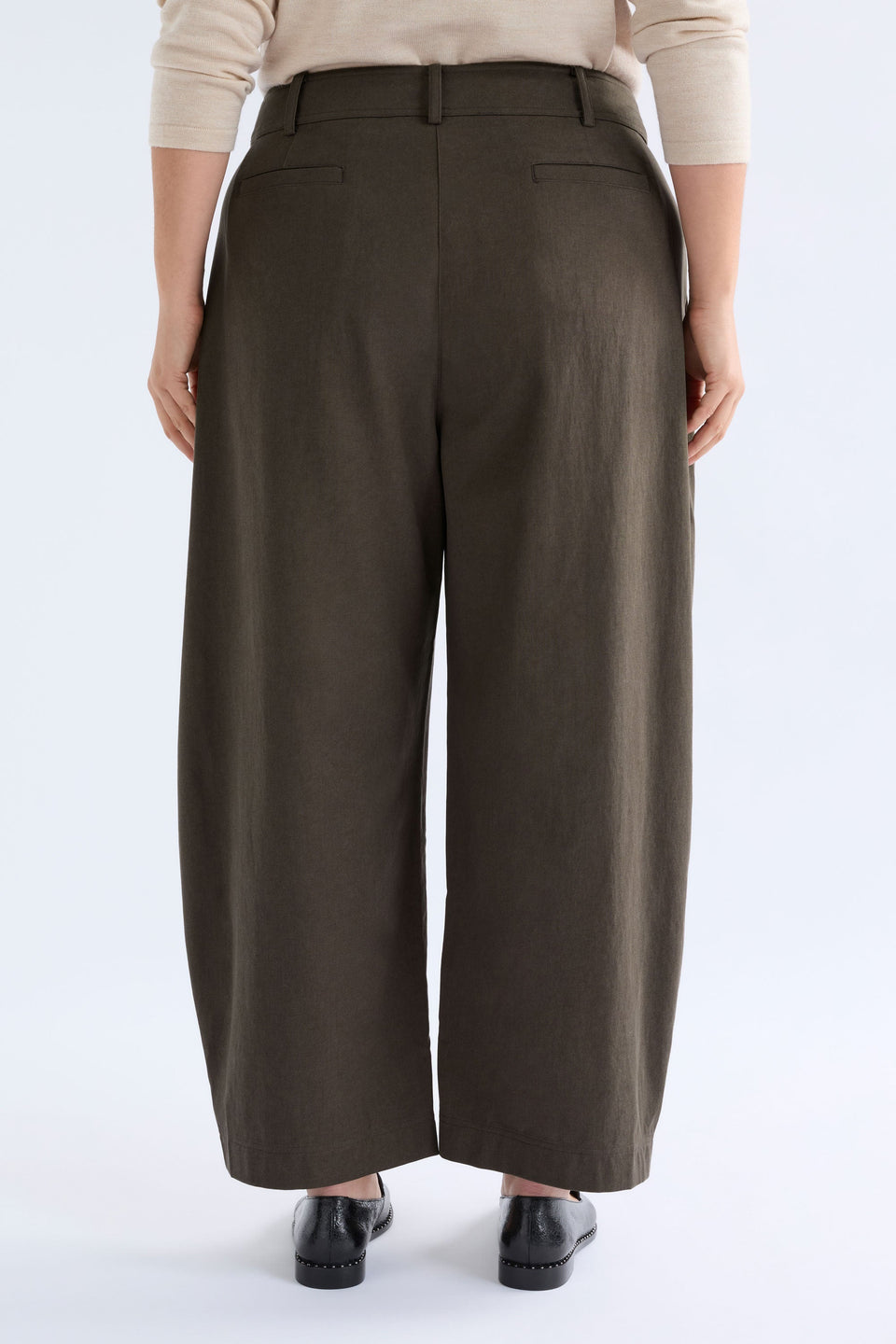 Dayli Pant Dark Taupe Pants & Jeans - ELK | DARK TAUPE