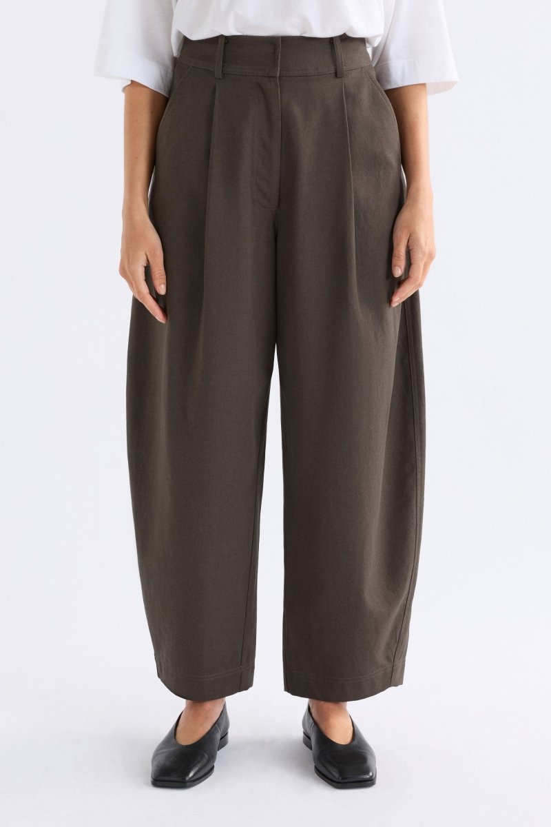 Dayli Pant Dark Taupe Pants & Jeans - ELK | DARK TAUPE