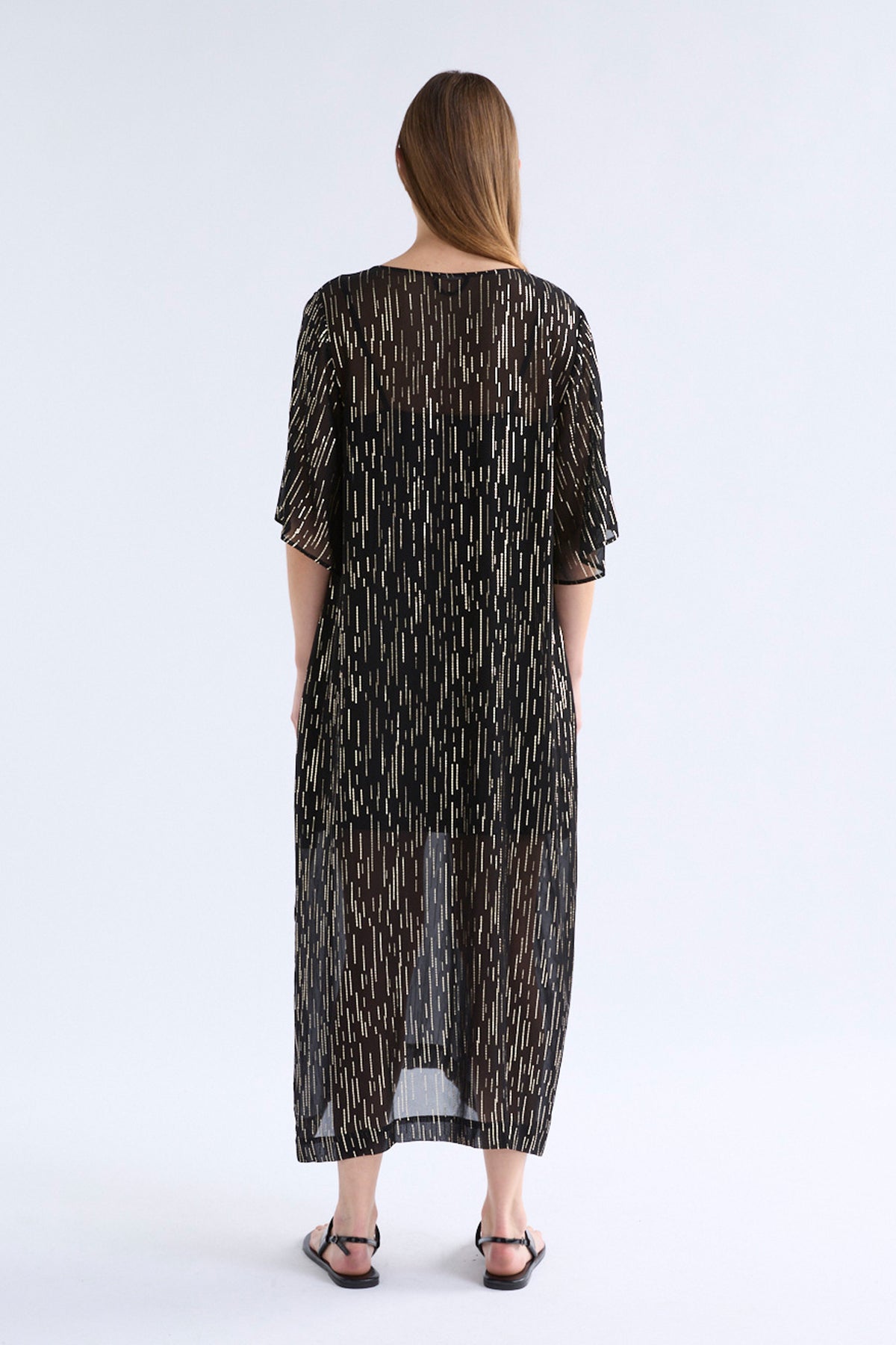 Sina Dress Dresses - ELK | BLACK SILVER GOLD