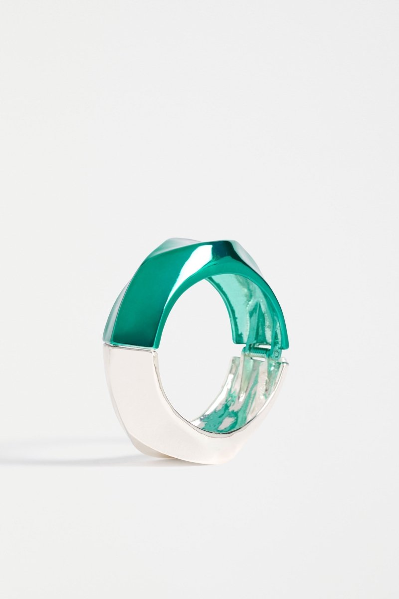 Itva Wide Cuff Bangle Bracelets & Bangles - ELK | SILVER