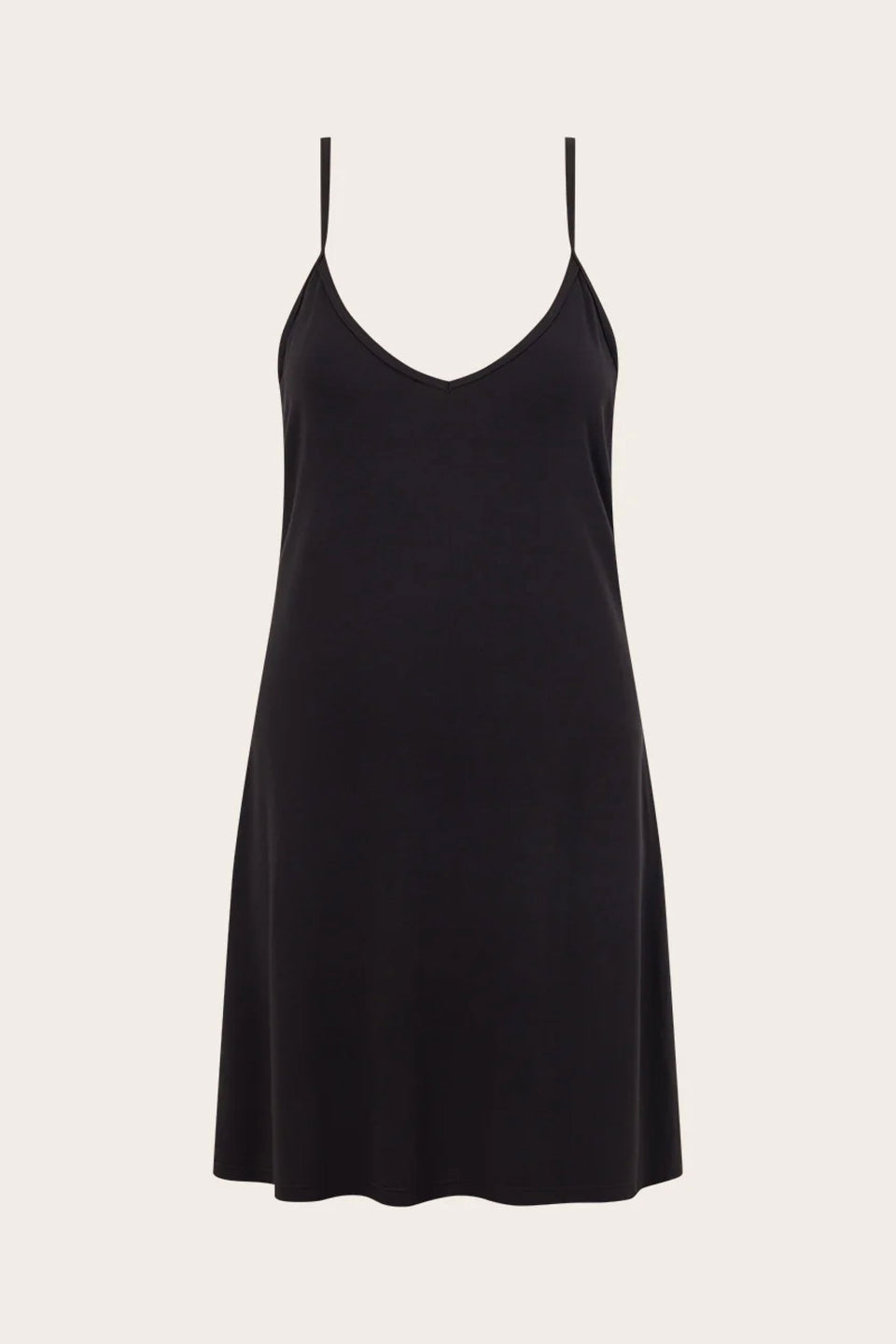 V-Neck Slip BOODY Bamboo | BLACK