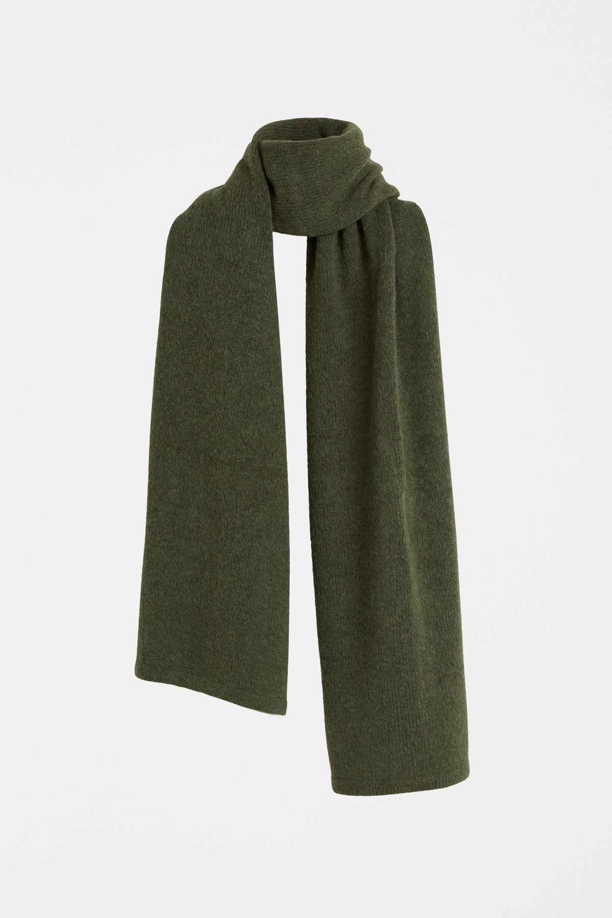 Agna Alpaca Merino Wool Scarf | DARK OLIVE