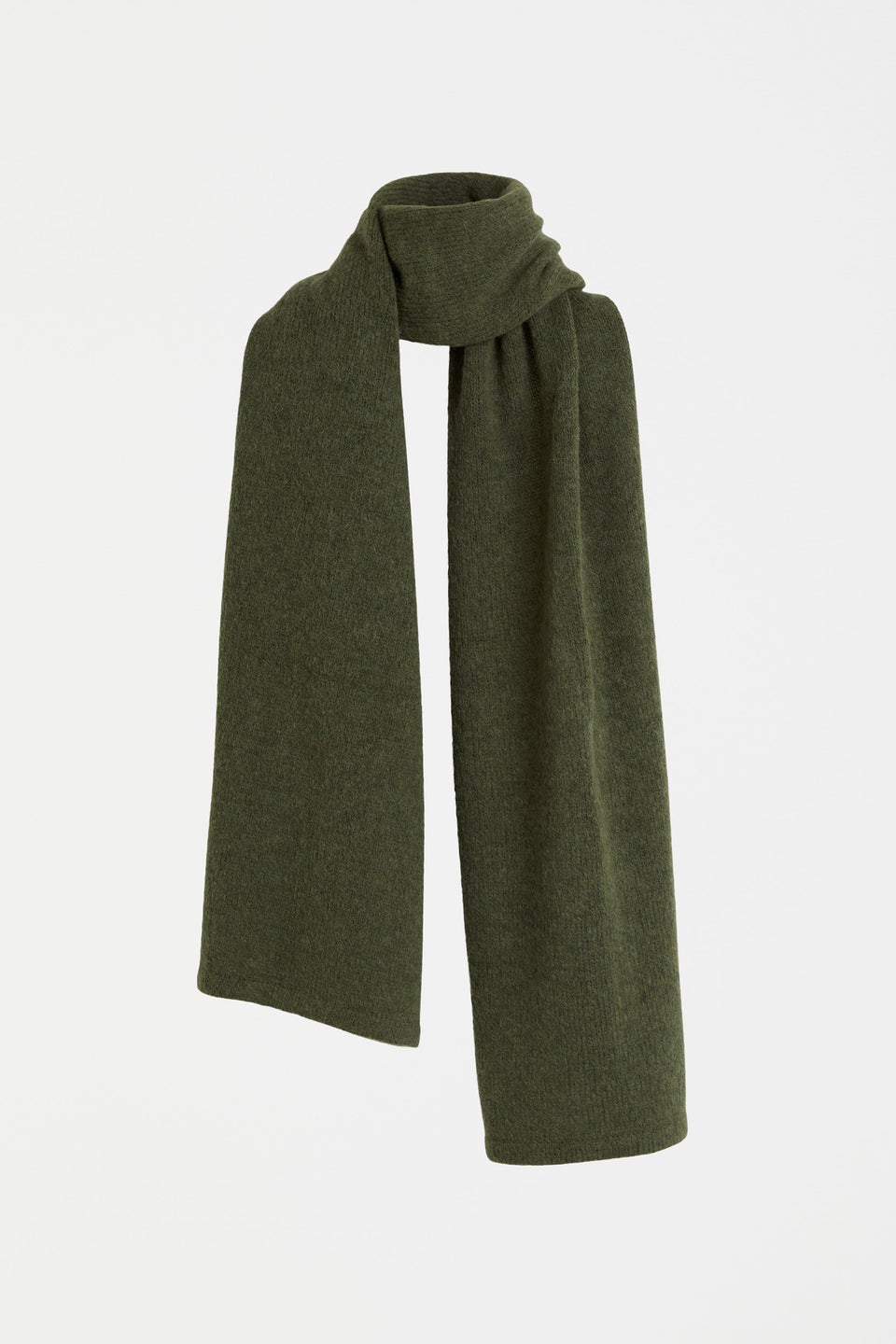 Agna Alpaca Merino Wool Scarf | DARK OLIVE