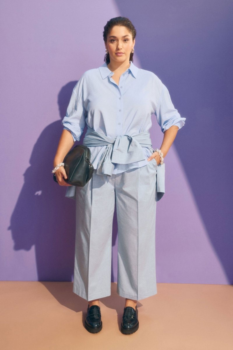 Pressa Shirt Pearl Blue Tops - ELK | PEARL BLUE