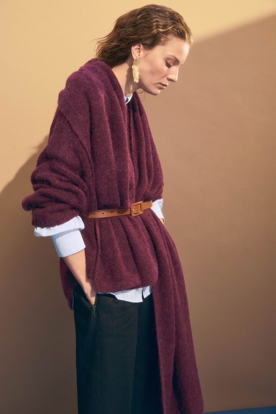 Fine Agna Scarf Scarves - ELK | PEARL BLUE