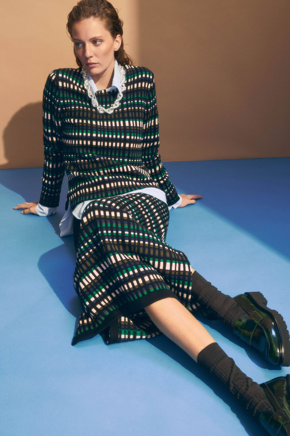 Svea Organic Knit Skirt Skirts & Shorts - ELK | SVEA KNIT