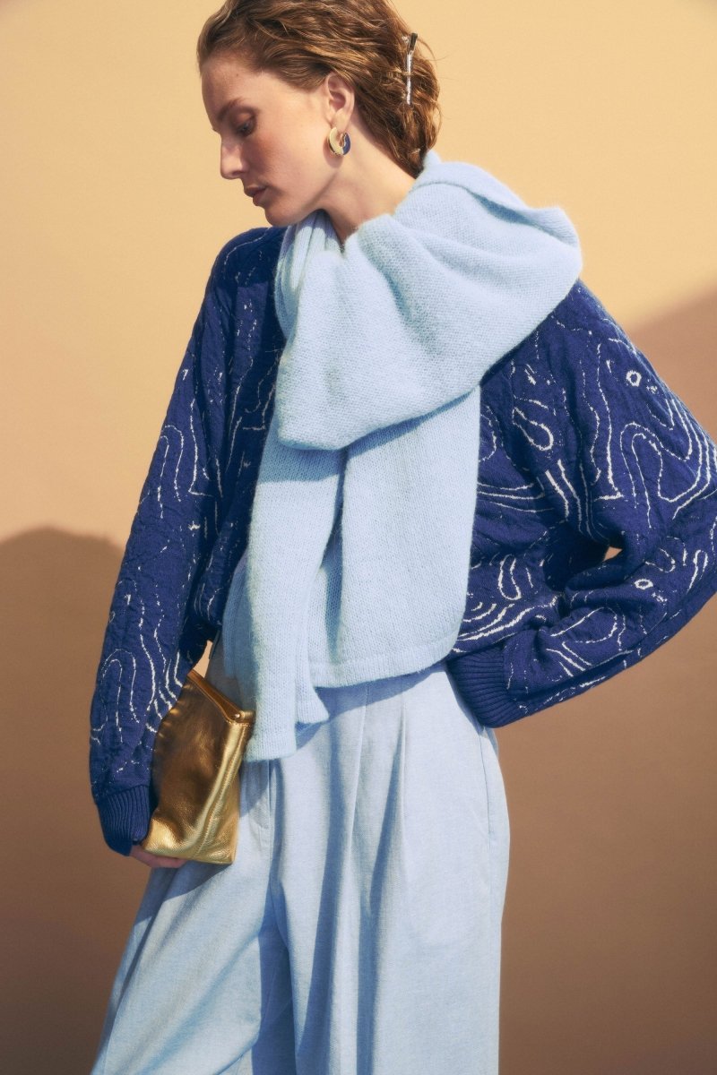 Otillia Sweater Knitwear - ELK | BLUE SILVER