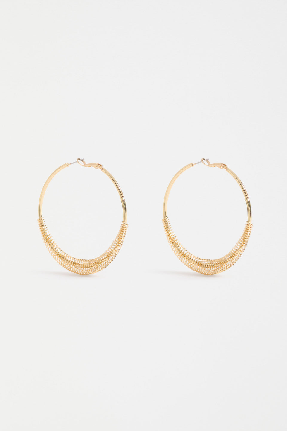 Solf Metallic Hoop Earring Earrings - ELK | GOLD