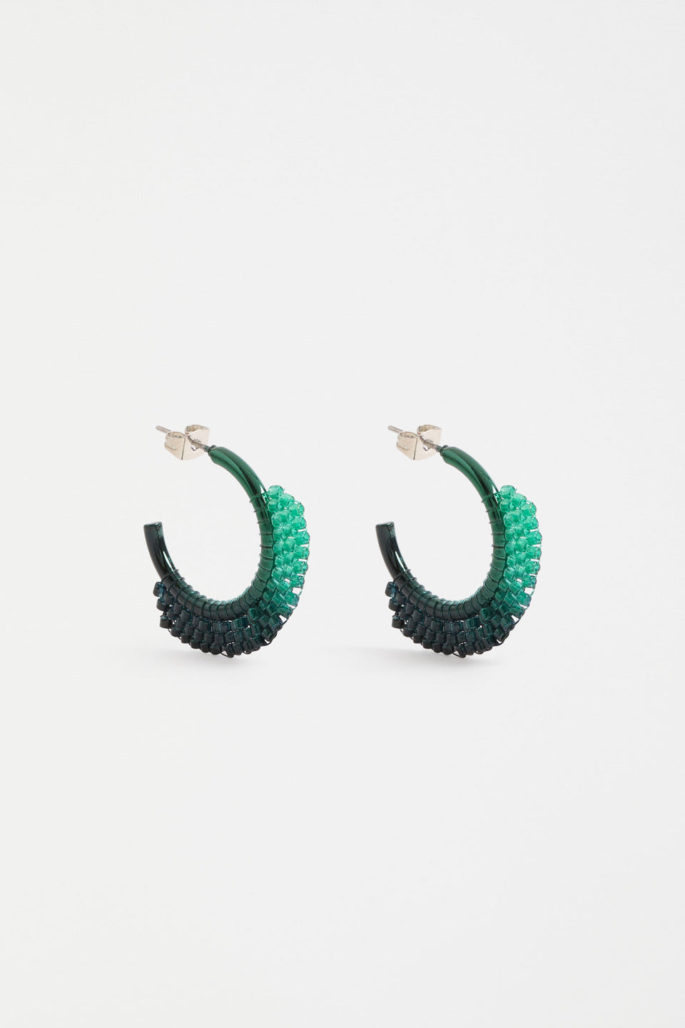 Kevv Hoop Earring Earrings - ELK | TEAL OMBRE