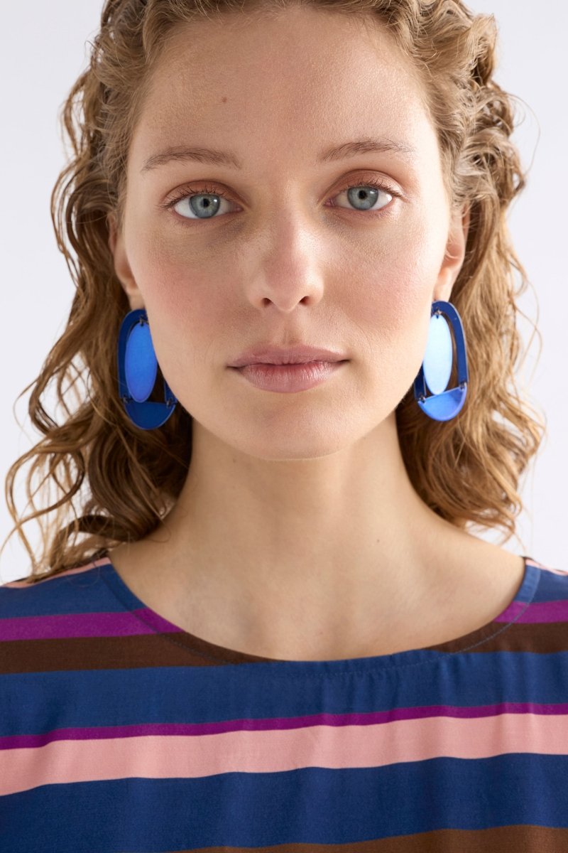 Dadem Drop Earring Earrings - ELK | NAVY