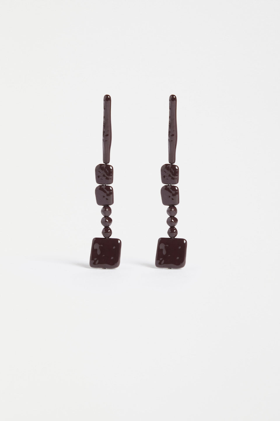 Kvall Long Drop Earring Earrings - ELK | DARK ESPRESSO