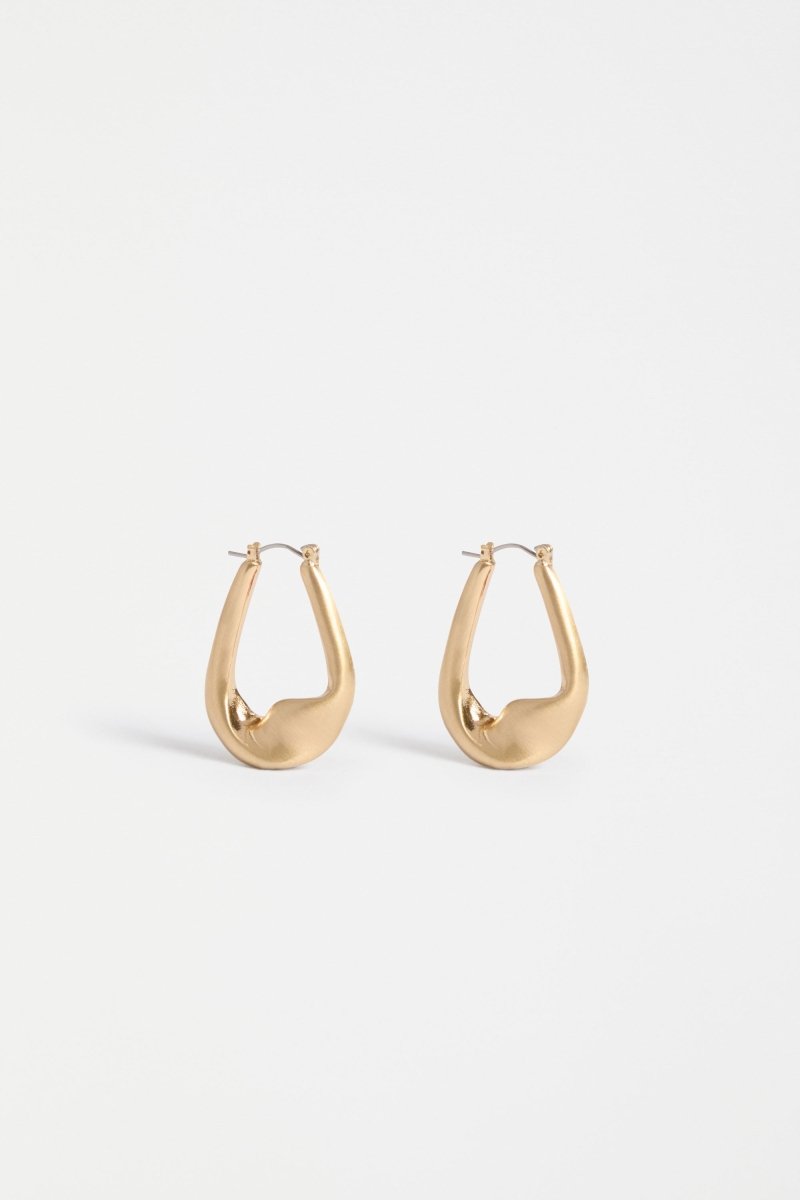 Rekke Hoop Earring Earrings - ELK | GOLD
