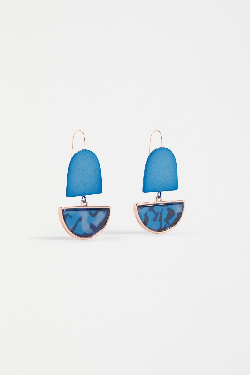 Finnas Drop Earring Earrings - ELK | BLUE TORTOISESHELL