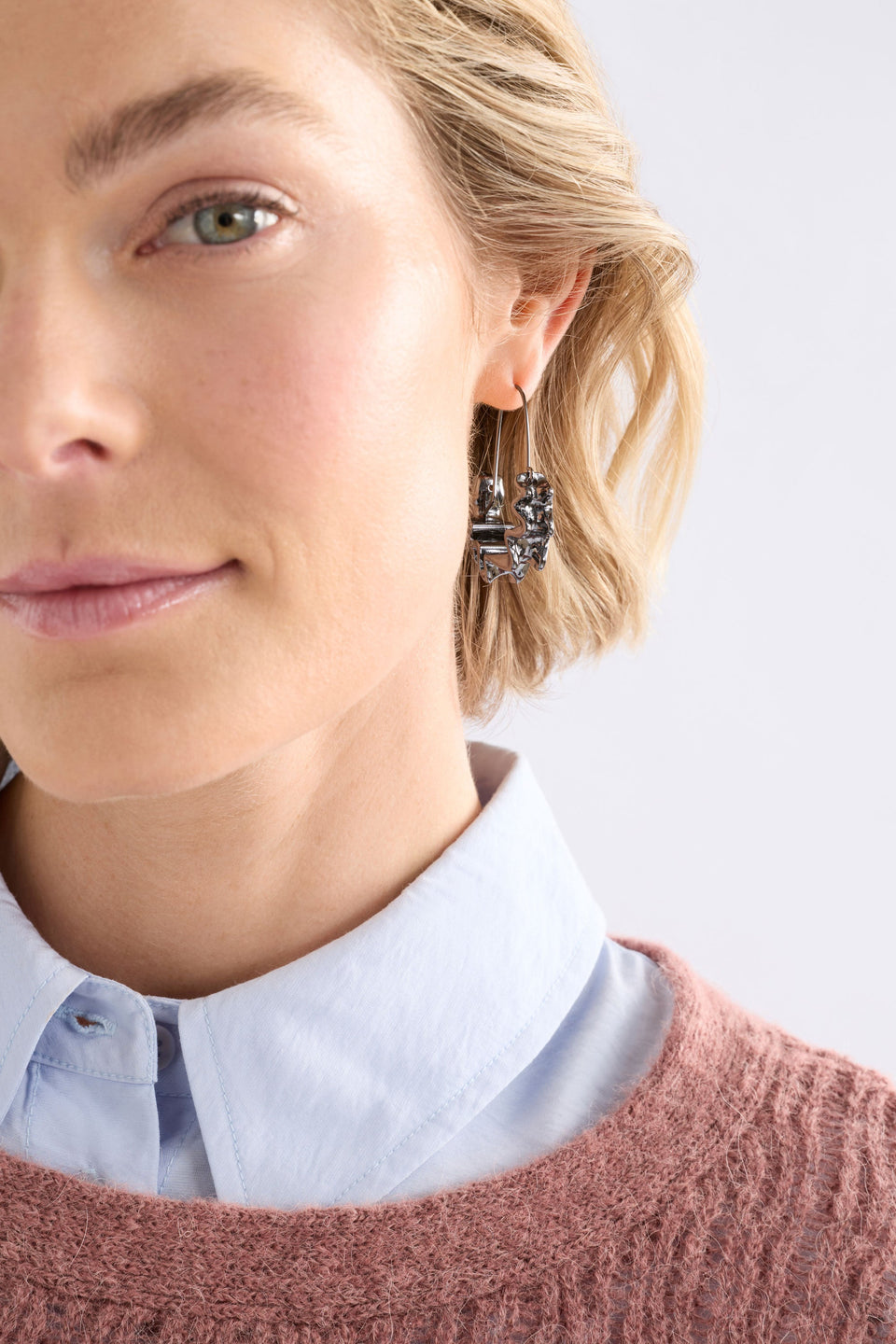 Andel Hoop Earring Earrings - ELK | SILVER