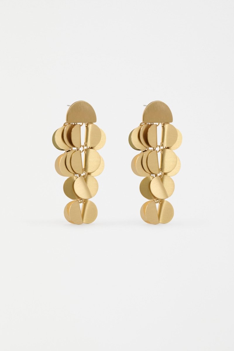 Ozett Drop Earring Earrings - ELK | GOLD