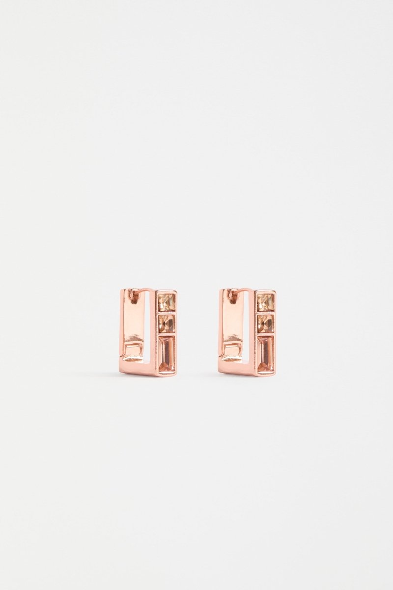 Jilsa Small Hoop Earring Earrings - ELK | ROSE GOLD