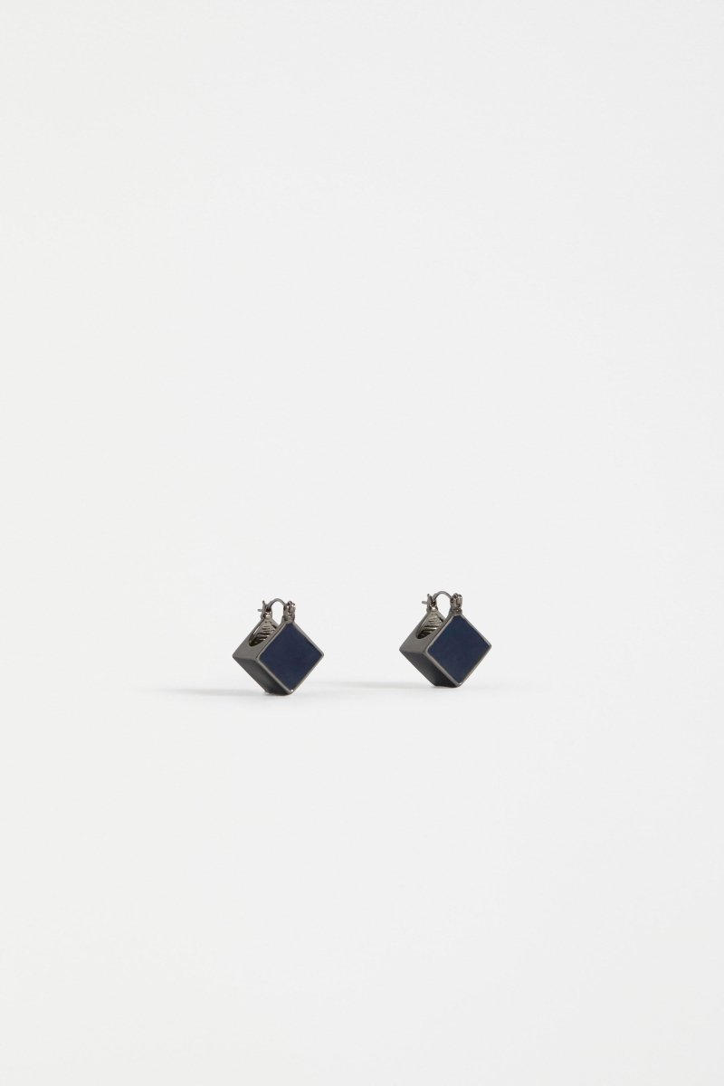 Elta Mini Hoop Earring Earrings - ELK | STEEL BLUE