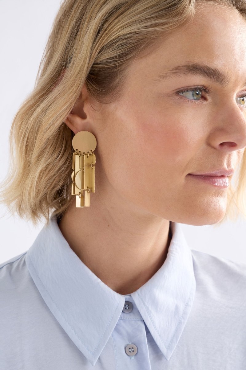 Vatten Drop Earring Earrings - ELK | GOLD