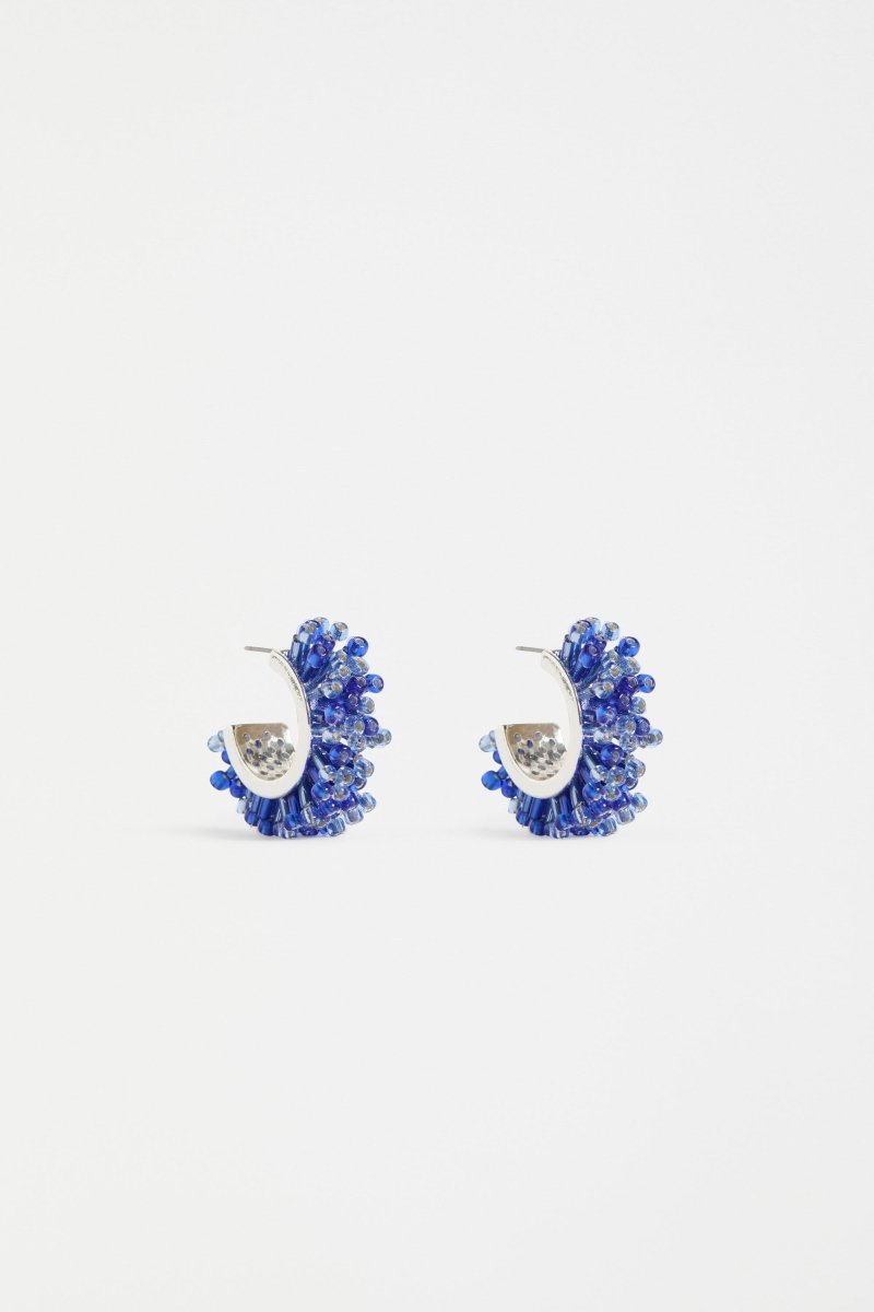 Karan Small Hoop Earring Earrings - ELK | DENIM