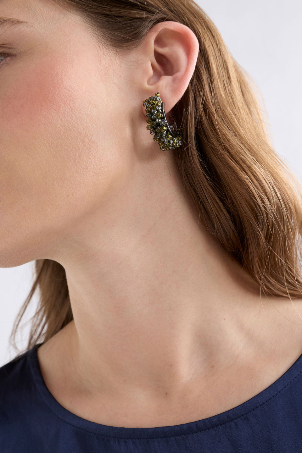 Karan Small Hoop Earring Earrings - ELK | OLIVE
