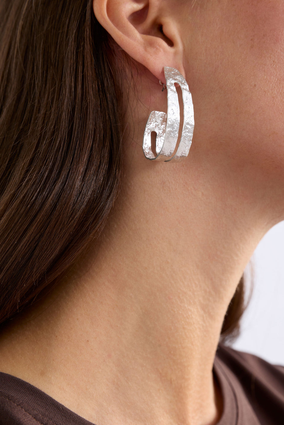 Amner Large Hoop Earring Earrings - ELK | GOLD