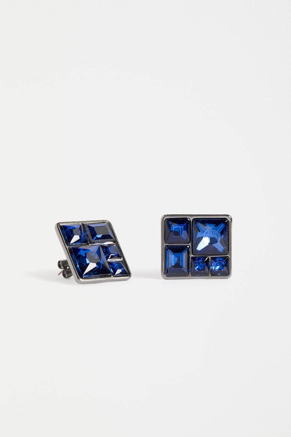 Praller Large Stud Earring Earrings - ELK | NAVY