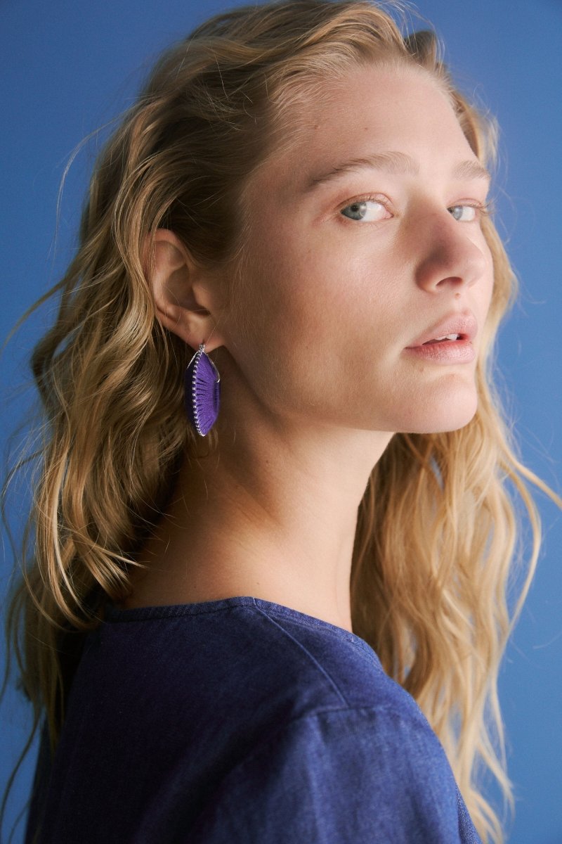 Ledde Hoop Earring Earrings - ELK campaign | COBALT