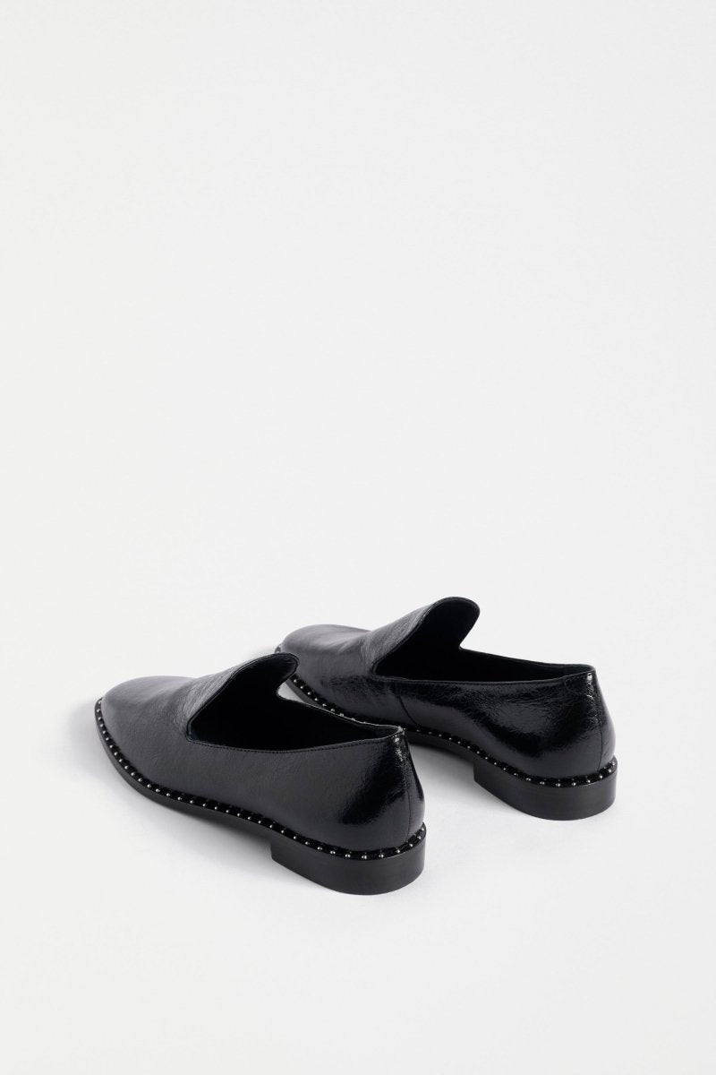 Alddra Loafer Flats - ELK | BLACK