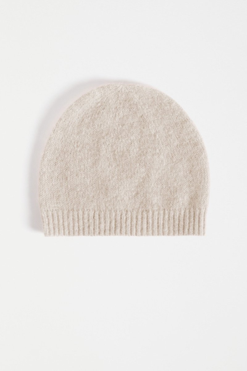 Agna Beanie Knitwear - ELK | ECRU