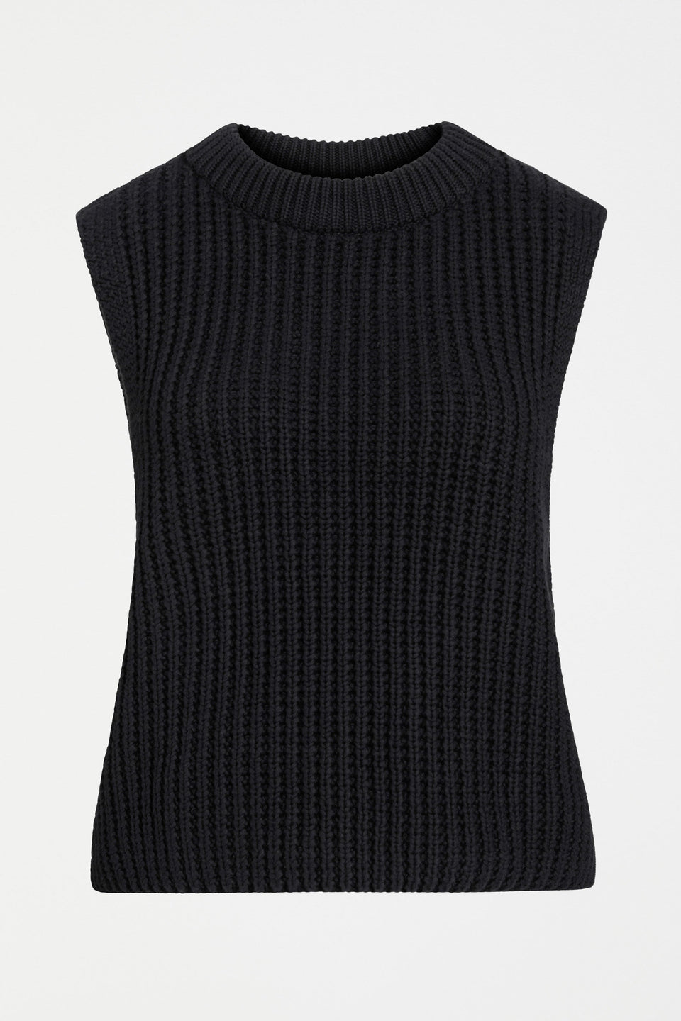 Arp Vest Flat Lay | BLACK