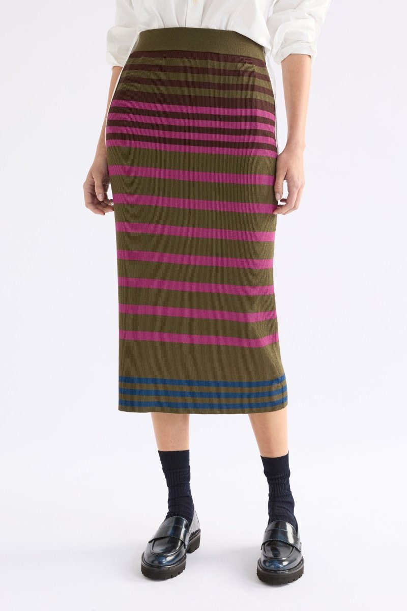 Pinto Knit Skirt Skirts & Shorts - ELK | RIGA STRIPE