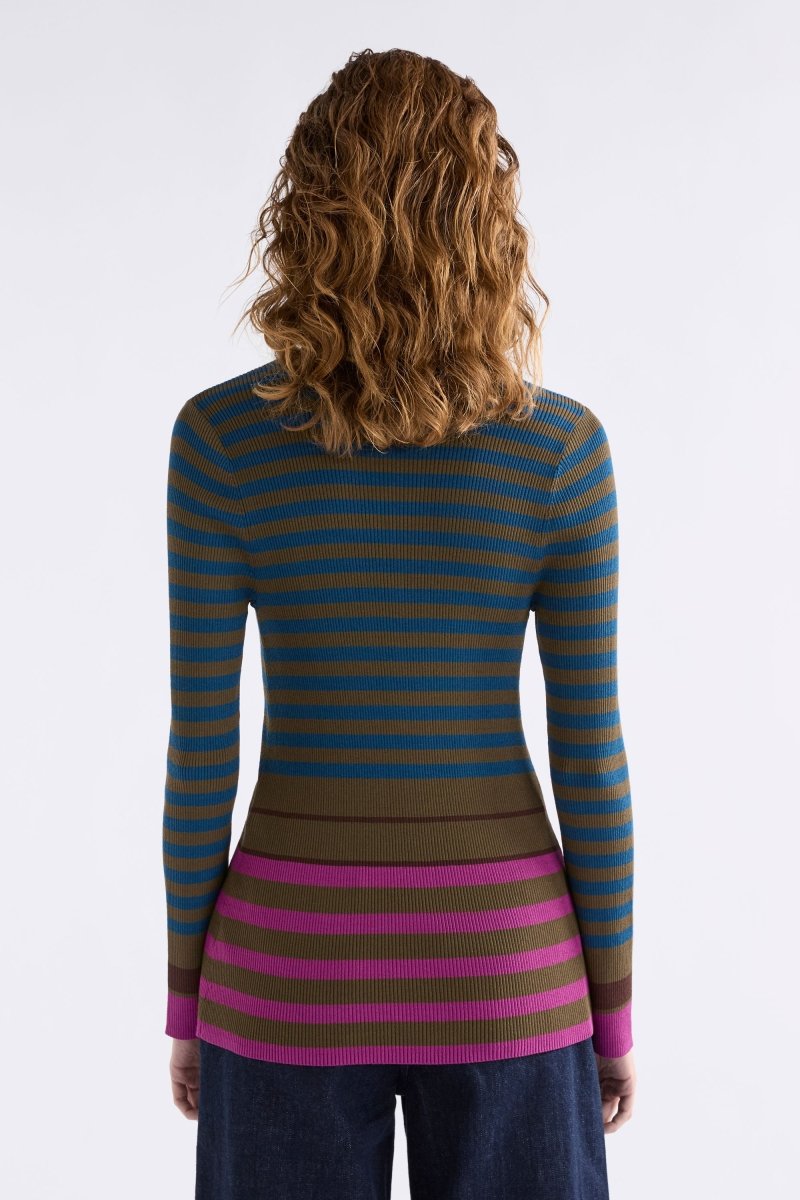 Pinto Cardi Knitwear - ELK | RIGA STRIPE