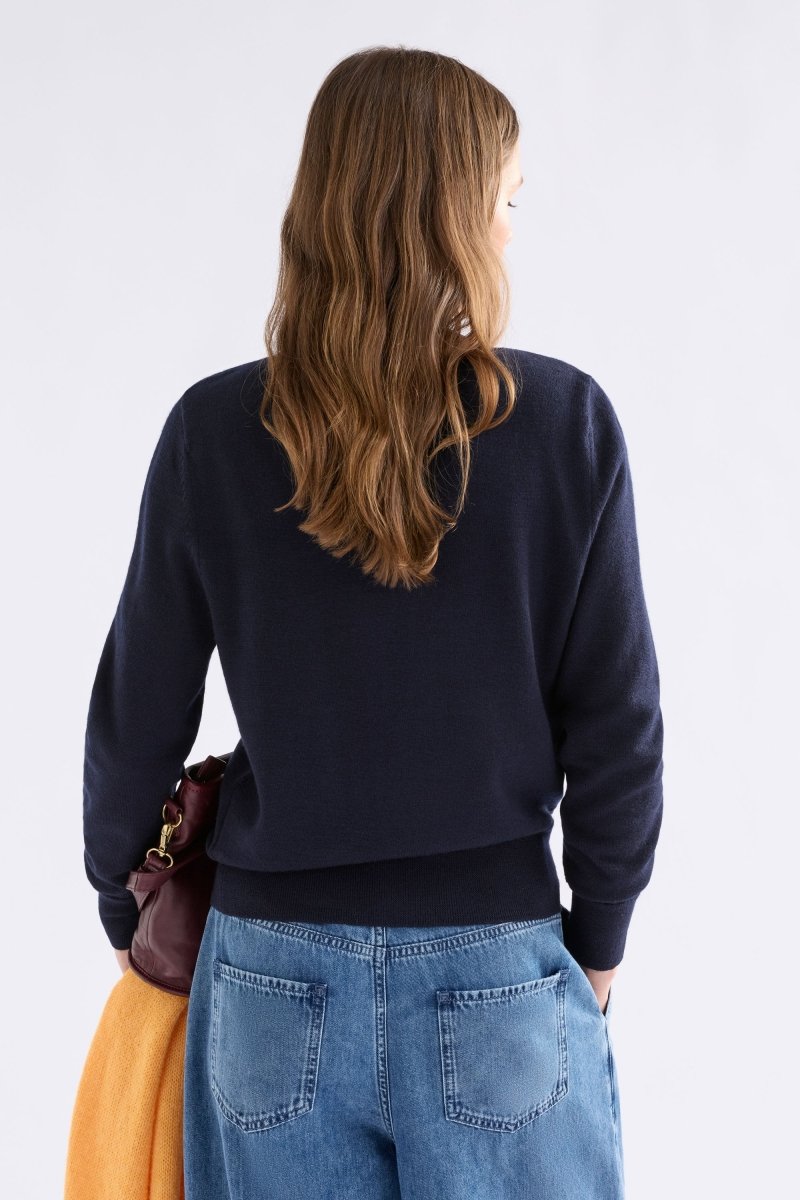 Ellora Sweater Dark Navy Knitwear - ELK | DARK NAVY