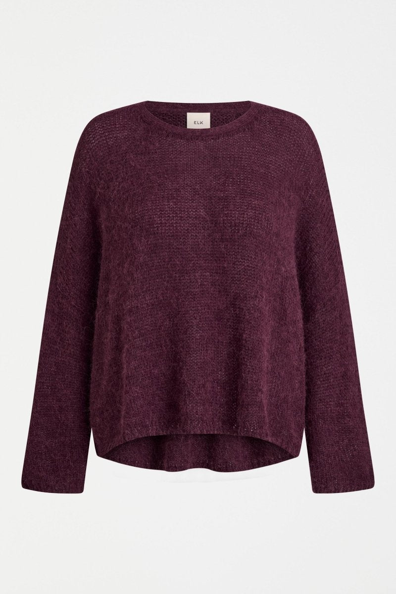 Agna Sweater Knitwear - ELK | MERLOT