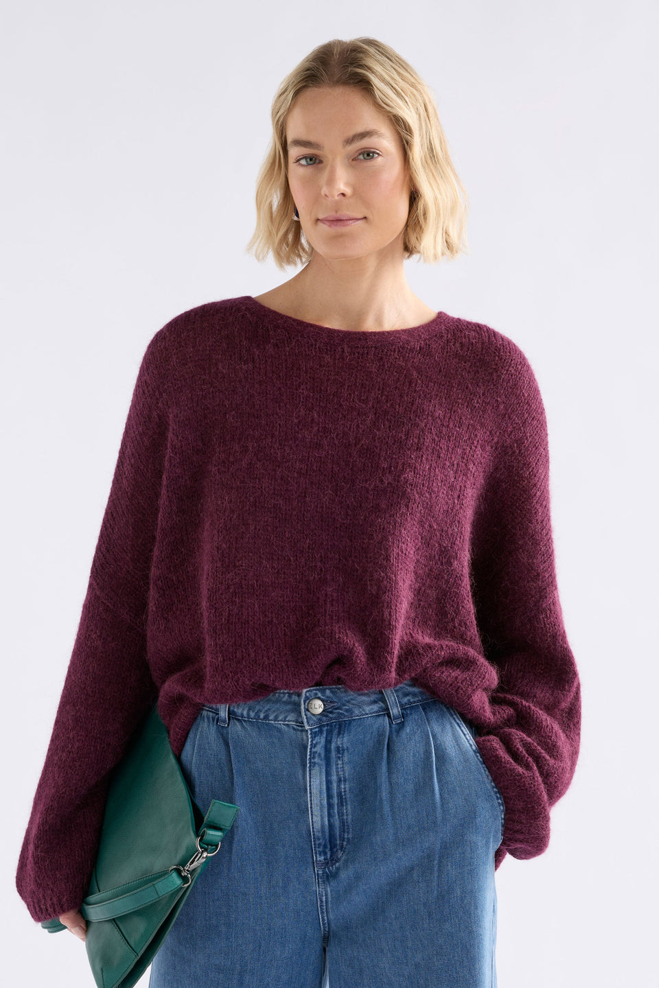 Agna Sweater Knitwear - ELK | MERLOT