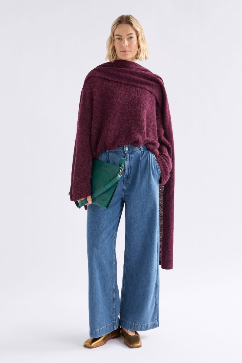 Agna Sweater Knitwear - ELK | MERLOT