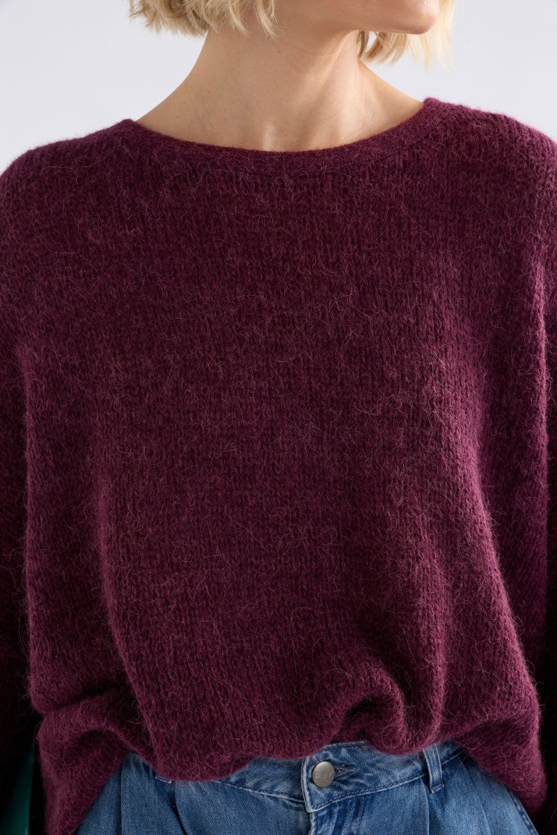 Agna Sweater Knitwear - ELK | MERLOT