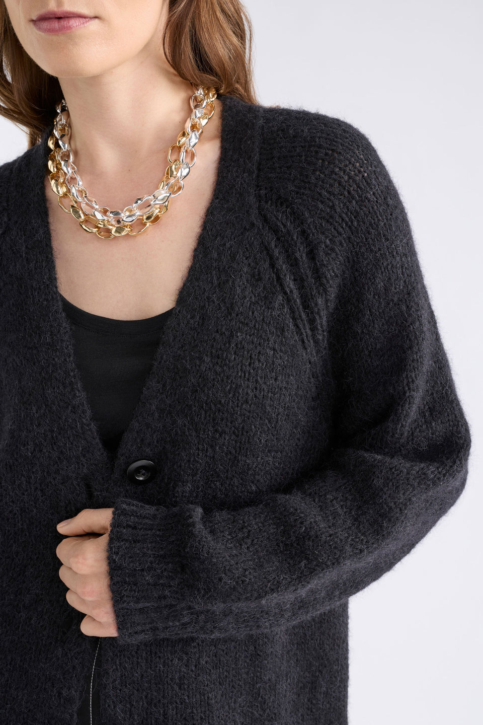 Ineke Cardi Black Knitwear - ELK | BLACK
