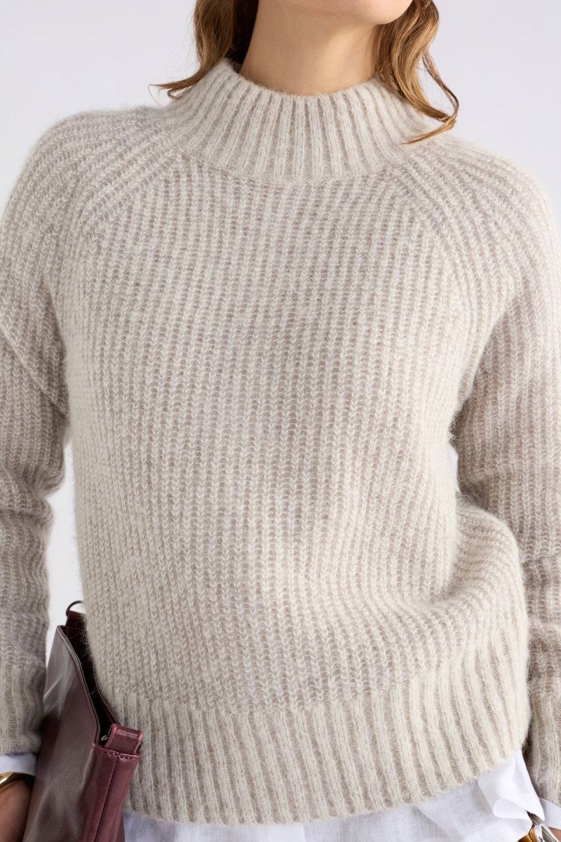 Aleph Sweater Knitwear - ELK | OATMEAL MELANGE