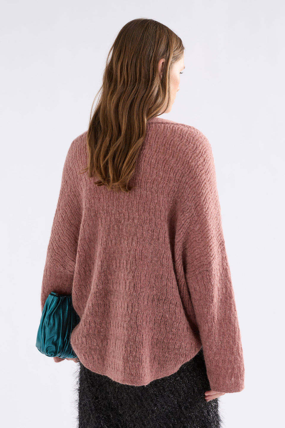 Agna Pattern Sweater Rosewood Knitwear - ELK | ROSEWOOD