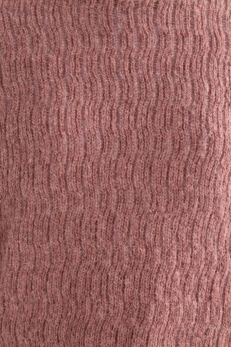 Agna Pattern Sweater Rosewood Knitwear - ELK | ROSEWOOD