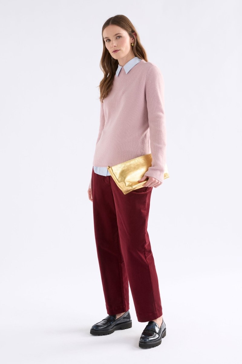 Nevis Sweater Blush Knitwear - ELK | BLUSH