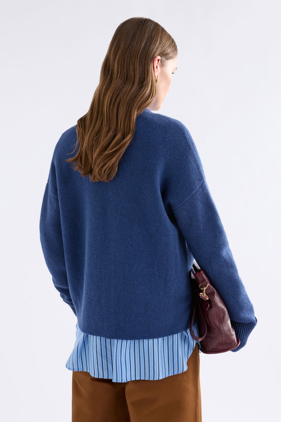 Klee Cardi Bright Navy Knitwear - ELK | BRIGHT NAVY