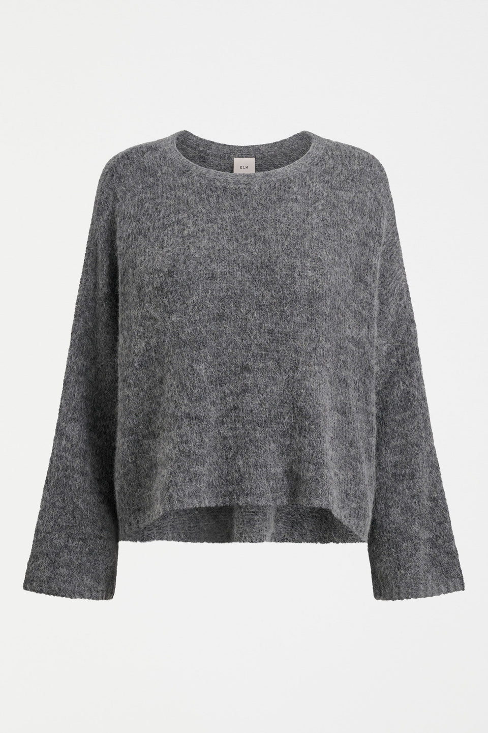 Agna Luna Sweater Knitwear - ELK AU | MID GREY MARLE