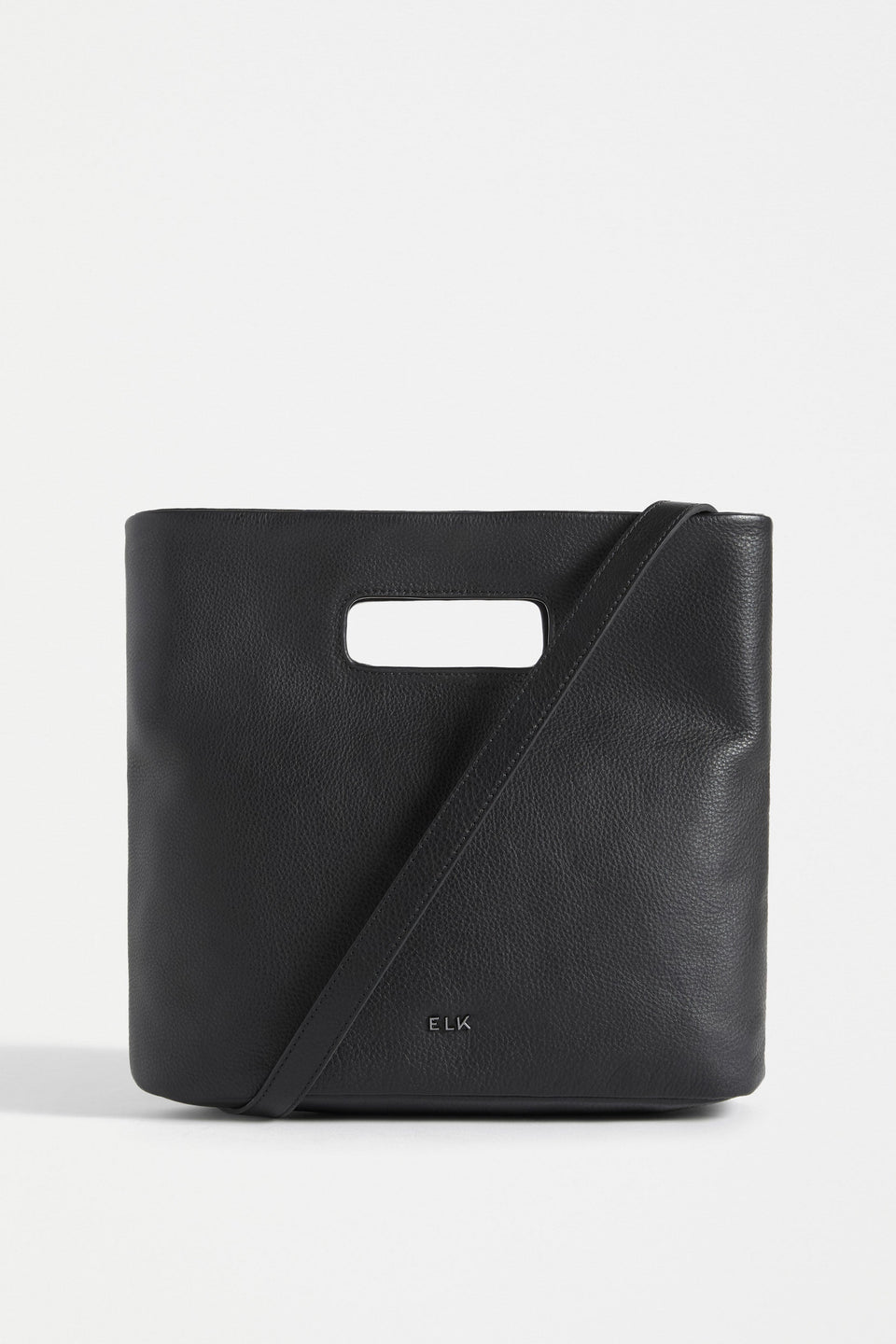 Vio Tote Flat Lay | BLACK